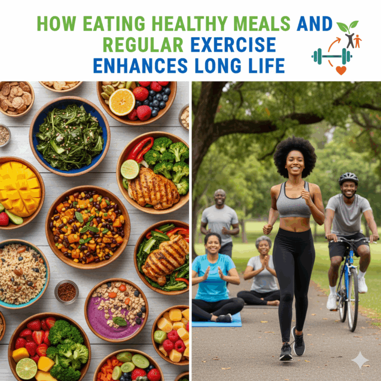 How Eating Healthy Meals and Having Regular Exercise Enhances Long Life