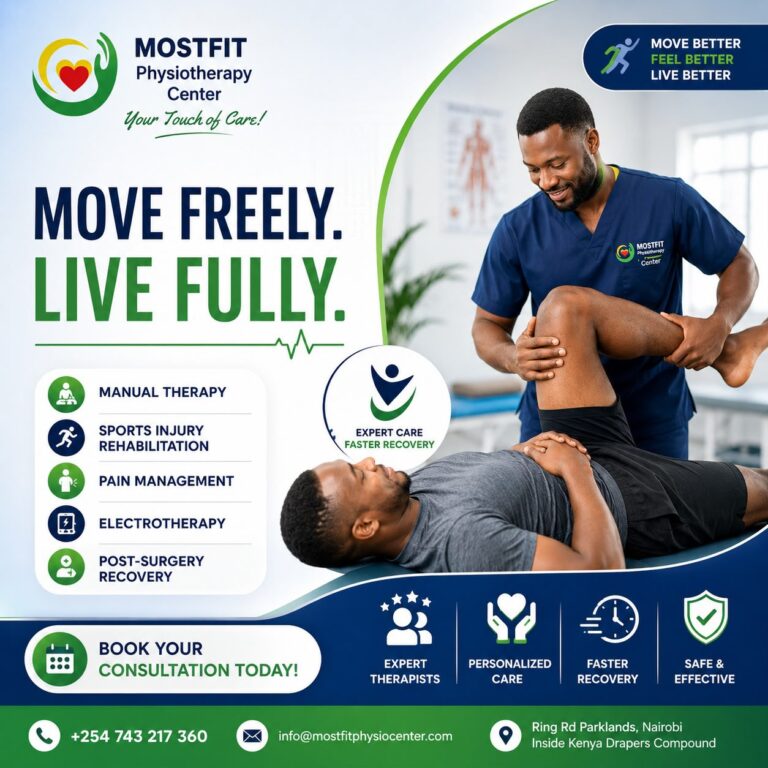 Move Freely, Live Fully: Expert Physiotherapy in Nairobi